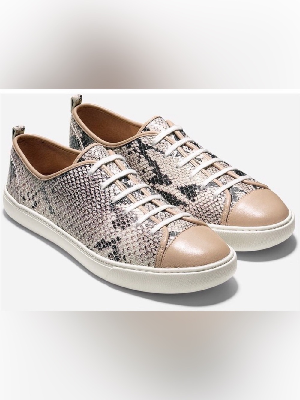 Cole Haan Hendrix Snake-Print Sneakers 
Women’s Size 9.5B